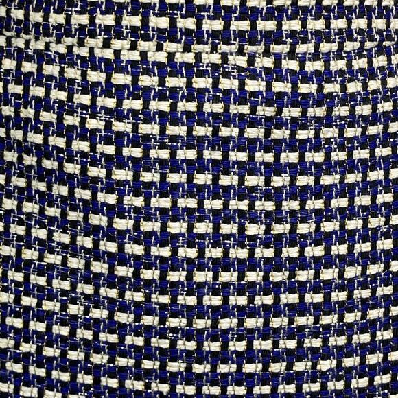 J. Crew Skirt size 10 Purple Gold Tweed Silk A Line Above Knee Career Preppy - Picture 3 of 6